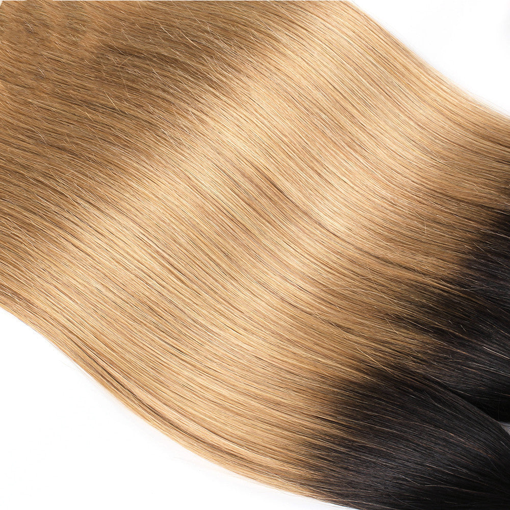 Bellissima | T1B/27 Ombré Brasiliano | Liscia Divina | 100% Capelli Veri