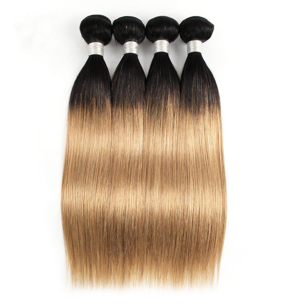 Bellissima | T1B/27 Ombré Brasiliano | Liscia Divina | 100% Capelli Veri