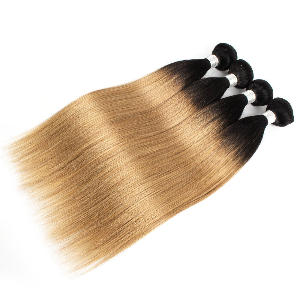 Bellissima | T1B/27 Ombré Brasiliano | Liscia Divina | 100% Capelli Veri