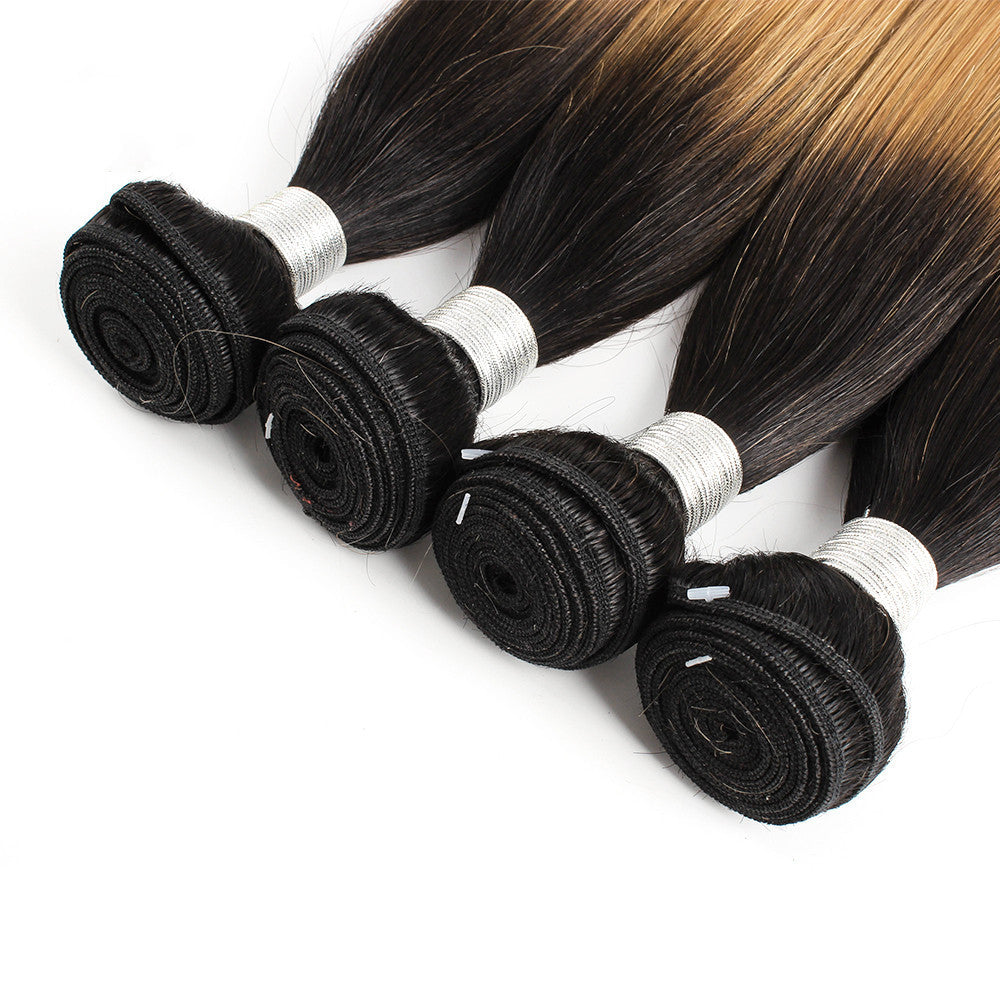 Bellissima | T1B/27 Ombré Brasiliano | Liscia Divina | 100% Capelli Veri