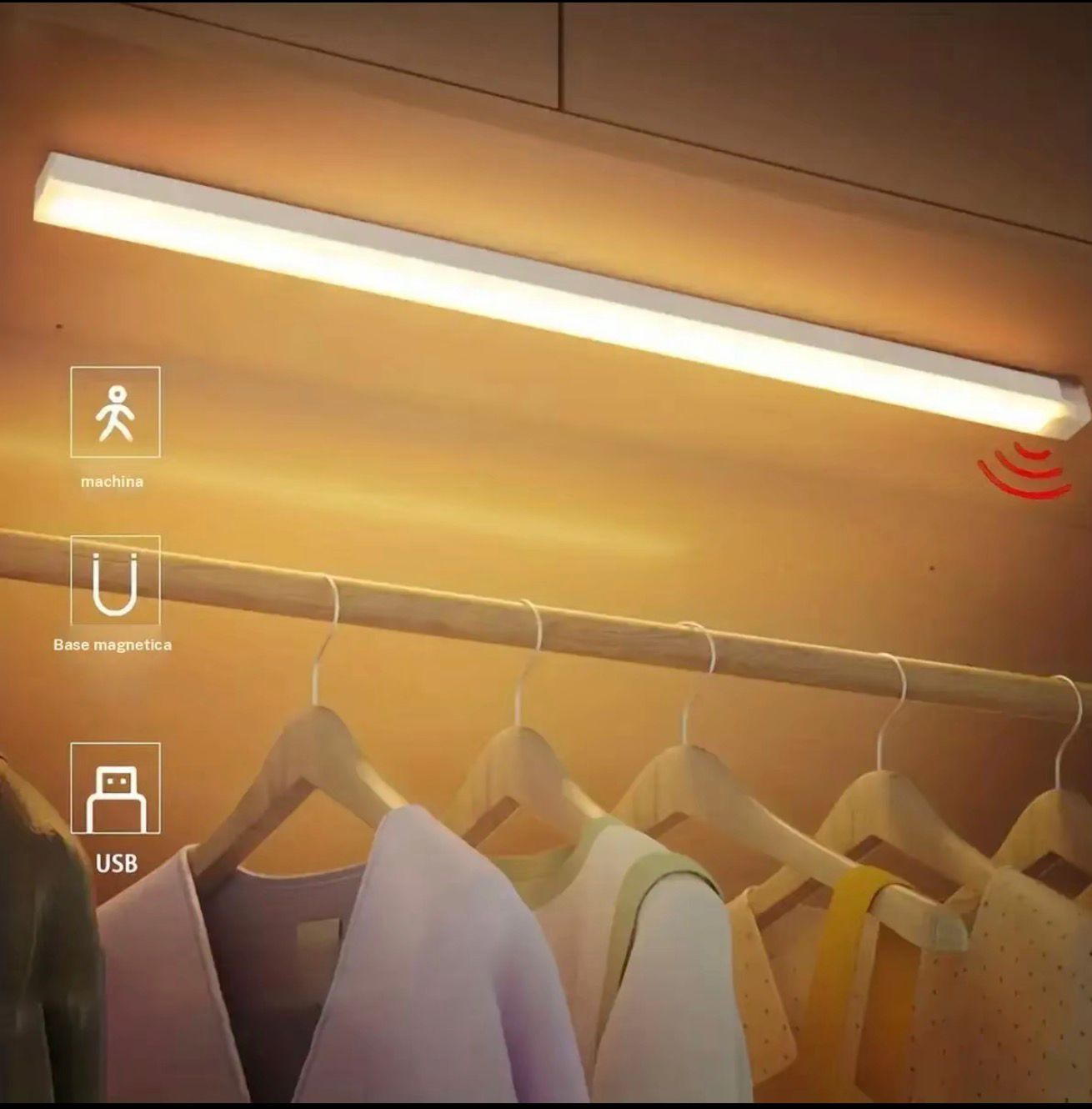 Luce LED Automatica con Sensore di Movimento